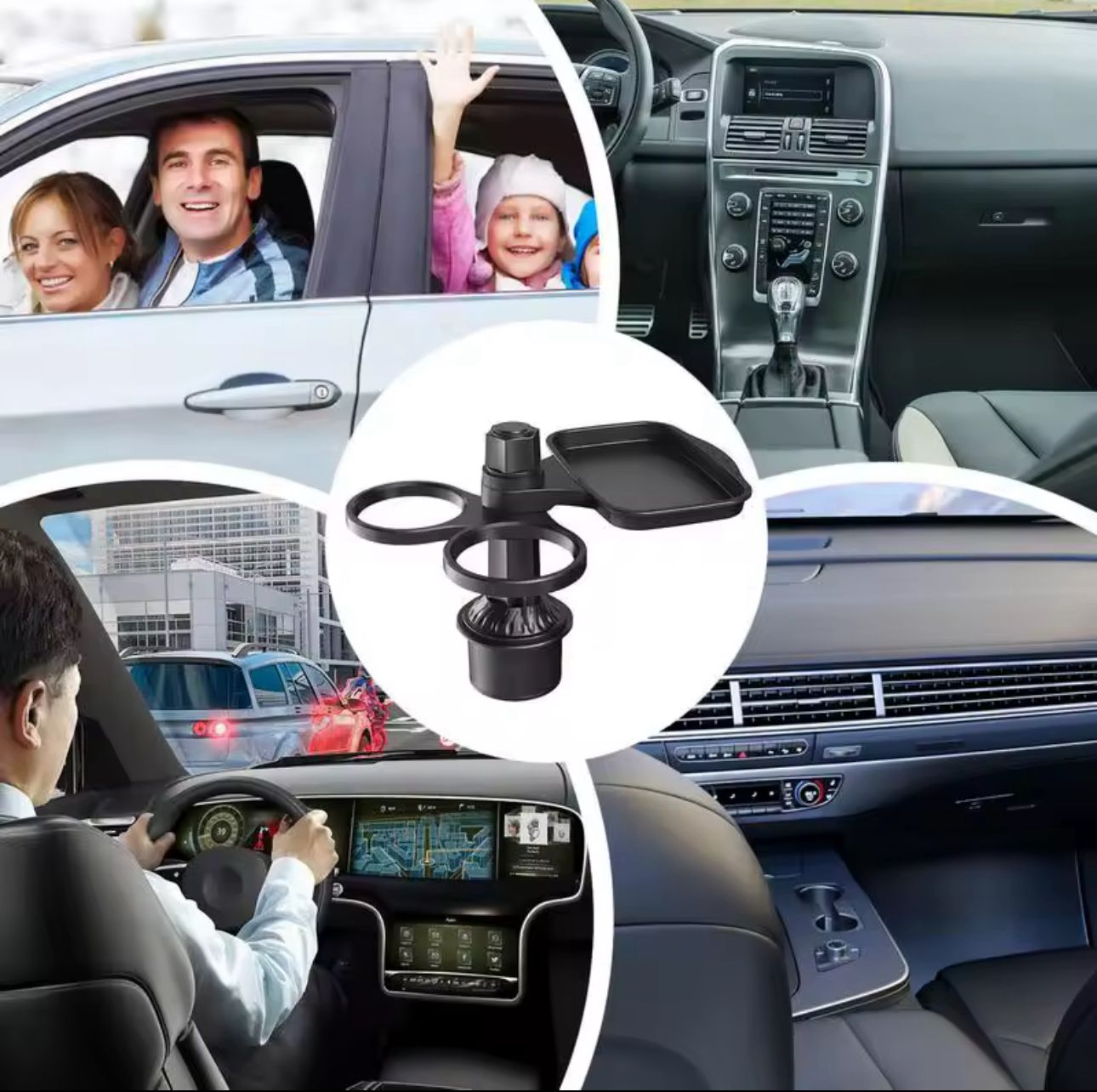 Soporte para automóvil con bandeja